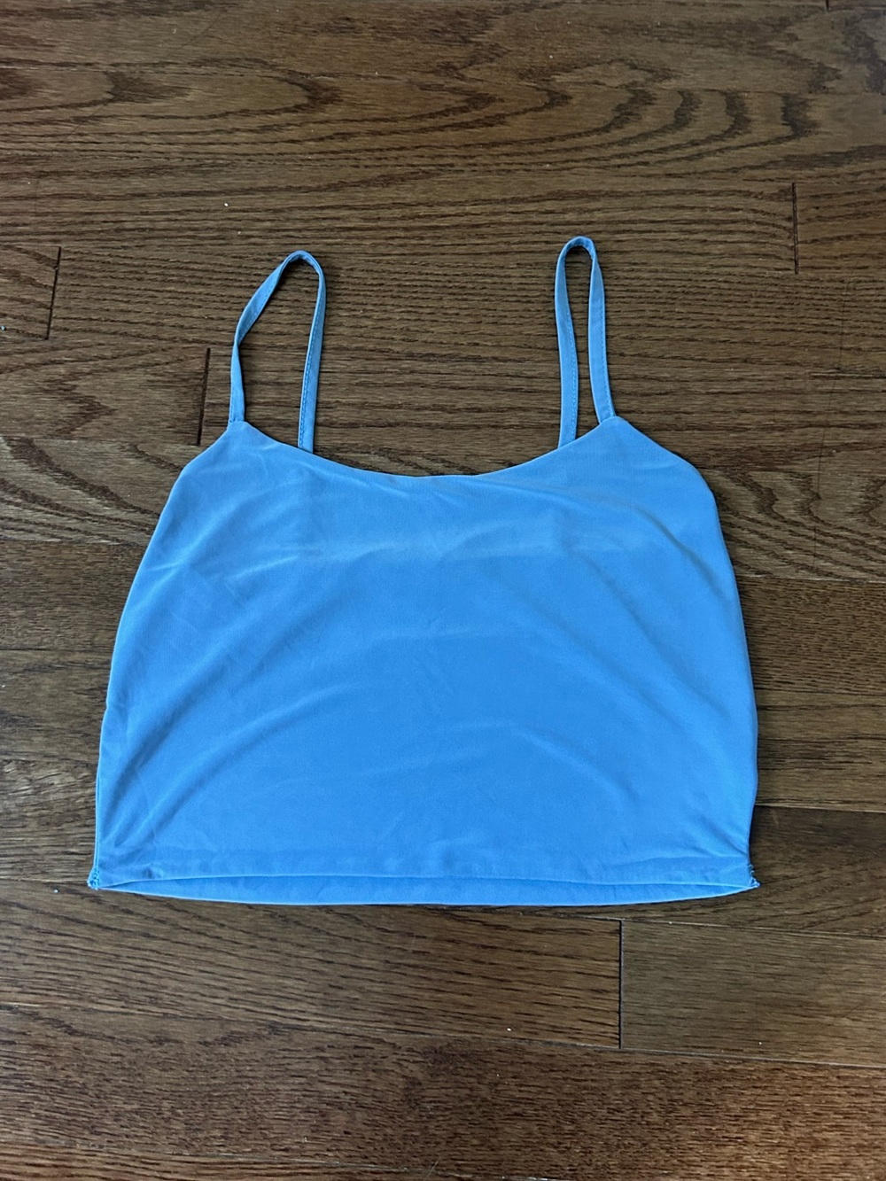 Blue Spaghetti Strap Camisole Top